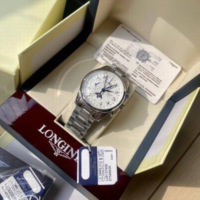 Longines Original Mold, Master Collection Moon Phase Multi-Function Men's Watch,