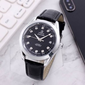 Genuine Leather Strap With Ten-Pair Push-Button Butterfly Buckle, White: , Gold: