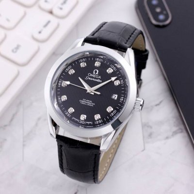 Genuine Leather Strap With Ten-Pair Push-Button Butterfly Buckle, White: , Gold:
