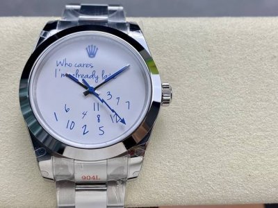 Rolex Who Cares Im Afready Pate Personalized Lightning 3131 Movement 904L Stainl