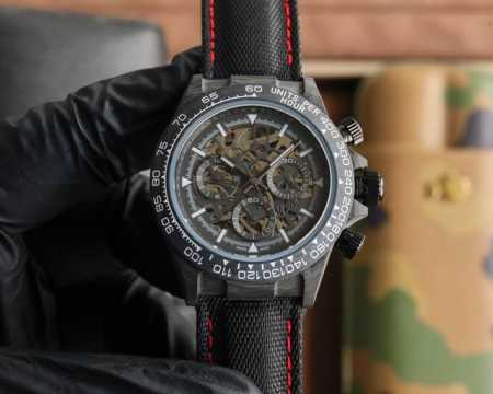 The Rolex Universe Daytona series carbon fiber custom edition is not only light - Click Image to Close