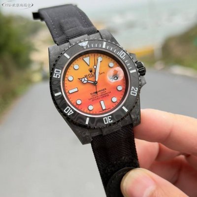 Ppm Modified Carbon Fiber Submariner Volcano Face Black Bag A Little Change Inje