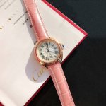White Case, Gold Accents, Diamond 20 Crocodile Leather High-Quality Cartier Key
