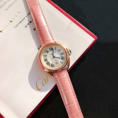 White Case, Gold Accents, Diamond 20 Crocodile Leather High-Quality Cartier Key