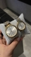 Gold case + 20 steel strap + 20 Omega - Omega's latest exquisite couple's quartz
