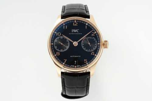 Zf Portugieser 7-Day Kinetic Mechanical Watch, Model IW500713. Born in the 1930s