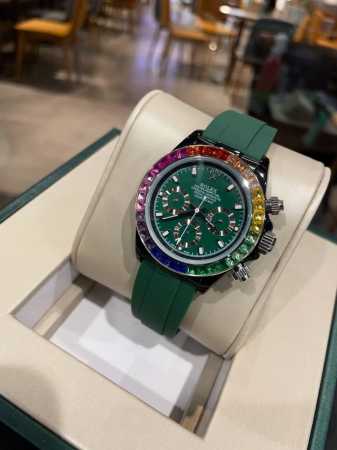 New Rolex Daytona Series 316L Stainless Steel Case Size 43Mm Mineral Coated Glas - Click Image to Close