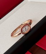 A truly special creation! Cartier's "Bagnoire" gold bracelet watch! Designed in