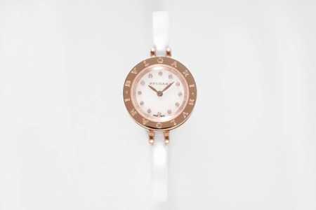 Bulgari B.Zero1 Ceramic Watch Features A Swirling Crownless Case Design Inspired - Click Image to Close
