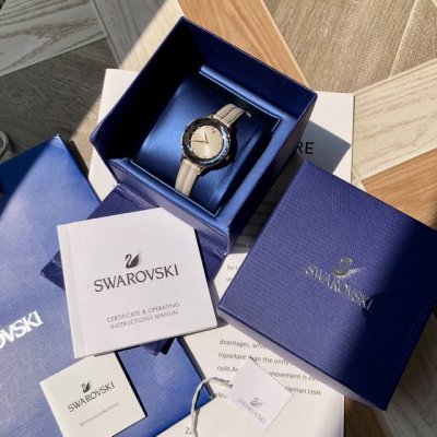 Latest model from the boutique! Swarovski Octea Nova series quartz watch. The di