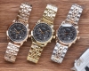 Gold + 20 Steel Bracelet 20 Men's Favorite Multi-Function Watch Latest Rolex Bes