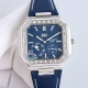 A new series of square Patek Philippe Cubitus 5822 watches with a diamond bezel