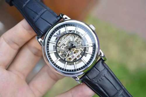 Armani Men's Watch Ar1981: Unique Craftsmanship, White Trend-Setting Skeleton De
