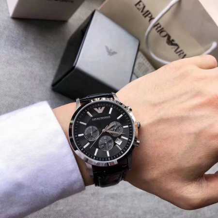Armani Ar2432 2433 2447 2473. This multi-functional men's chronograph watch feat - Click Image to Close
