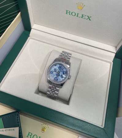 White diamond gold diamond 1170 Rolex - Rolex Style: Diary women's mechanical wa - Click Image to Close