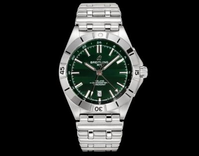 Breitling, mechanical chronograph series A32398101M1A1! Chronomat Automatic Gmt