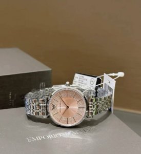 Emporio Armani Starry Sky Series Watch, Quartz Movement, Stainless Steel Strap,