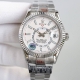 New Rolex Sky-Dweller! Case size 42mm, stable, reliable, graceful! Bezel uses Ro