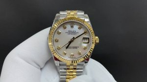 Gs Rolex 31mm Datejust Gold Shell Face Japanese Machine Top Quality Shipping Act