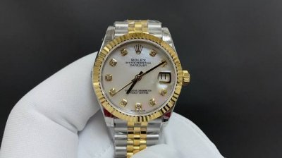 Gs Rolex 31mm Datejust Gold Shell Face Japanese Machine Top Quality Shipping Act