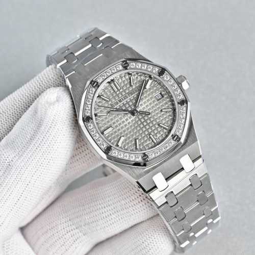 Stainless Steel with Rose Gold Latest Women's Audemars Piguet Royal Oak Series