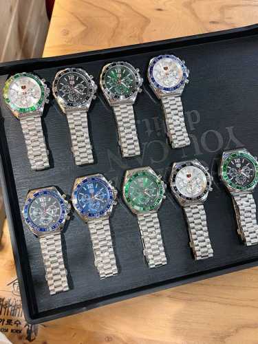 TAG Heuer chronograph quartz watch, equipped with original movement, sapphire c