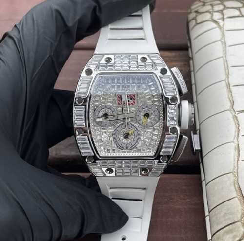 Richard Mille RM011-Fm series, crafted in stainless steel, perfectly replicates