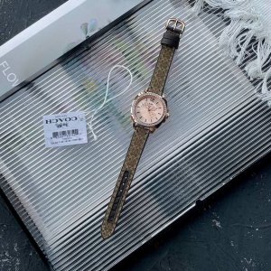 coach Coach Ladies Exquisite Canvas Diamond Boyfriend Light Luxury Belt Watch