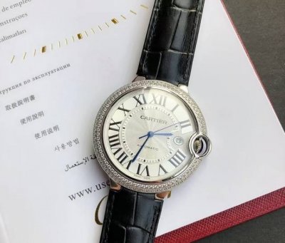 Cartier Cartler Blue Balloon Men's Watch, fully automatic mechanical movement,