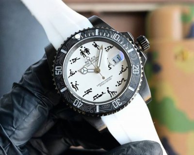 Black case Japanese machine +100 New Rolex "Spring Palace Watch" At the end of t