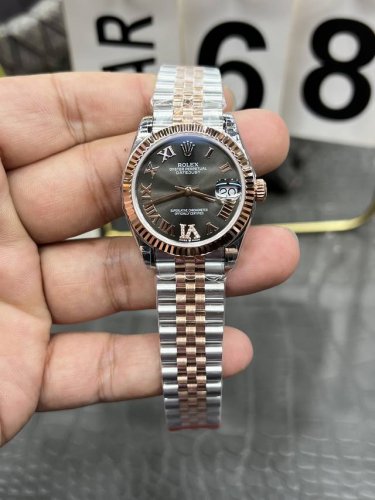 Rolex Datejust series 31mm rose gold case equipped with Hangzhou Cal. fully auto
