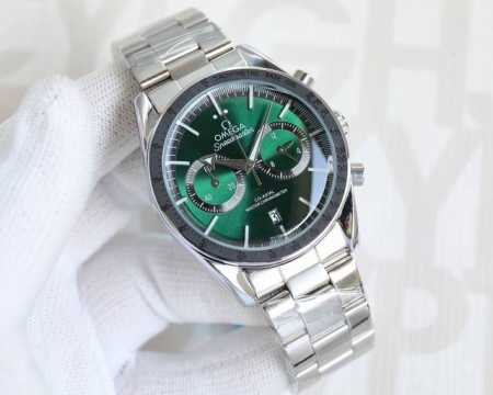 Latest Omega Seamaster Series with Steel Bracelet: Type: Premium Men's Watch; M - Click Image to Close