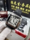 Cartier Santos Men's Large Imported Quartz Movement Ultra-Thin Leather Strap Rea