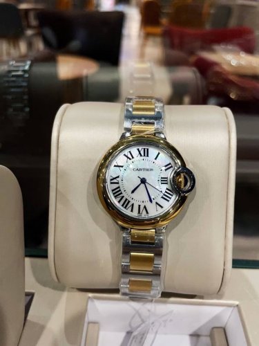 Two-Tone Gold Cartier Size: 33Mm A Masterpiece Of Craftsmanship, The Cartier Blu