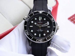 Omega Seamaster 300M Diver's Watch The case is made of 316L stainless steel and
