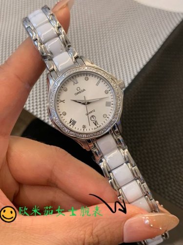 Omega's New Upgraded Leather Strap, Steel Strap, 20 Ceramic, 50 Pearl Shell Dial