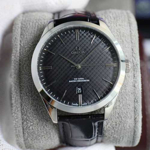 Latest Omega De Ville series in platinum 435.13.40.21.03 1. Original-quality irr