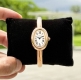 New bathtub bracelet watch, 18K gold version! Cartier classic bathtub series wa