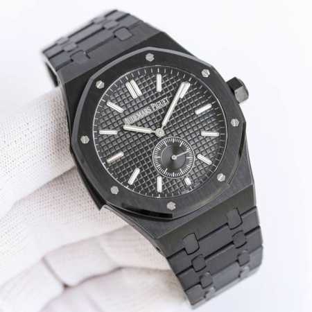 Sj White Case Black Case Ap Audemars Piguet Royal Oak 26591Ip Series R29 Men's W - Click Image to Close