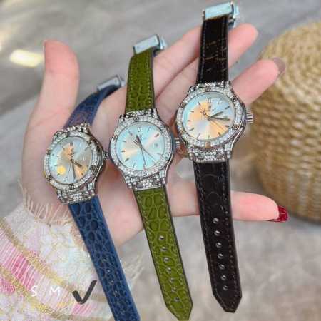 Silver-cased Hublot Classic Fusion series women's high-end watch! The latest Hub - Click Image to Close