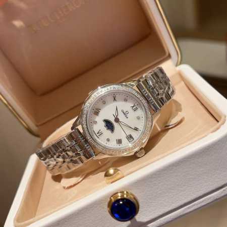 Platinum steel band 20 ceramic 40 Omega pearl shell dial. Exclusively customize - Click Image to Close