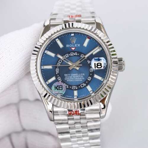 New Rolex Sky-Dweller! The Case Measures 42Mm, Exuding Reliability And Elegance.