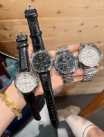 Longines. Men's business casual chronograph watch. Imported quartz chronograph w
