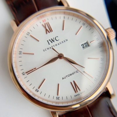 V3 Upgraded Version, Iwc Portofino Ultimate Edition Fully Relaunched. Gold Case,