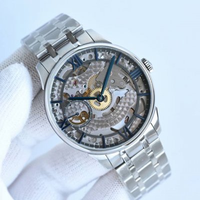 Factory original quality Tissot Lm1 1853 Durules Skeleton Series watch Imperial