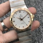 The Omega Constellation Series Features The Famous "Claws" Griffes And The Eye-C