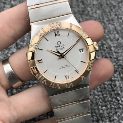 The Omega Constellation Series Features The Famous "Claws" Griffes And The Eye-C
