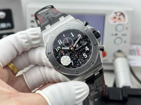 Audemars Piguet Royal Oak 26238 with rubber, leather, and steel straps. Featurin - Click Image to Close