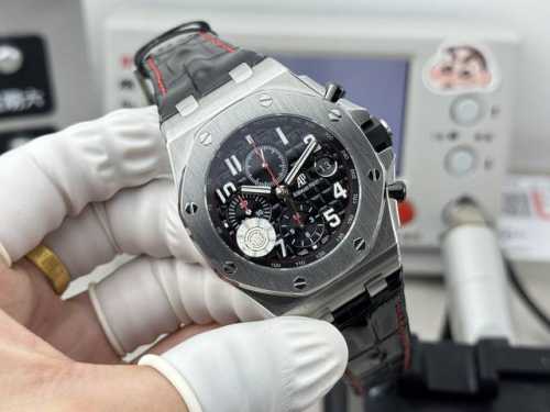 Audemars Piguet Royal Oak 26238 with rubber, leather, and steel straps. Featurin