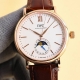New Portofino series watch, pointer date watch, IWC moon phase series. Men's wa